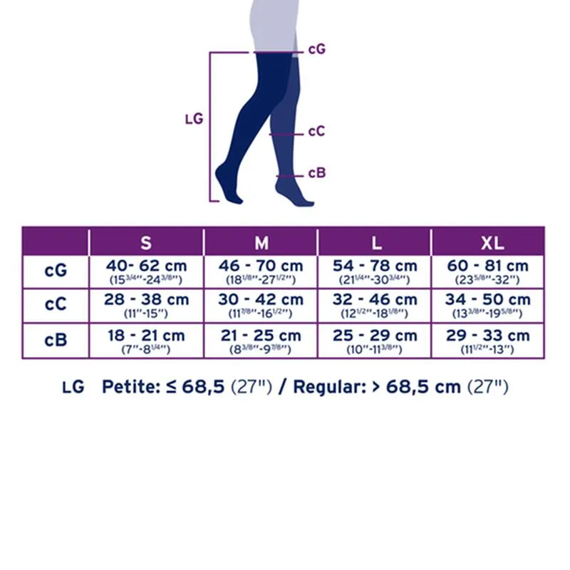 PR/1  JOBST MEDICAL LEG WEAR, UNISEX, THIGH HIGH, 15-20MMHG, MD, BEIGE, OPEN TOE