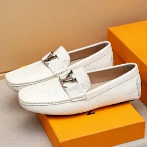 Premium Loafers With Initial Logo