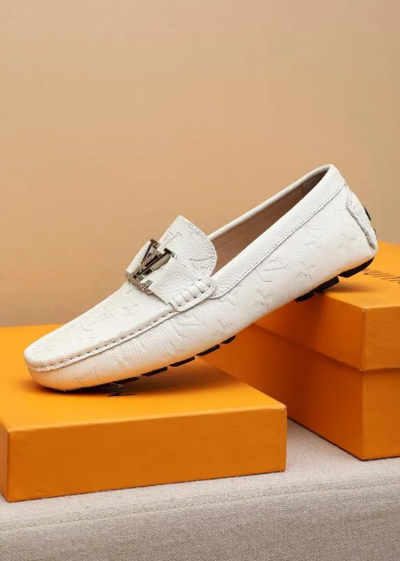 Premium Loafers With Initial Logo