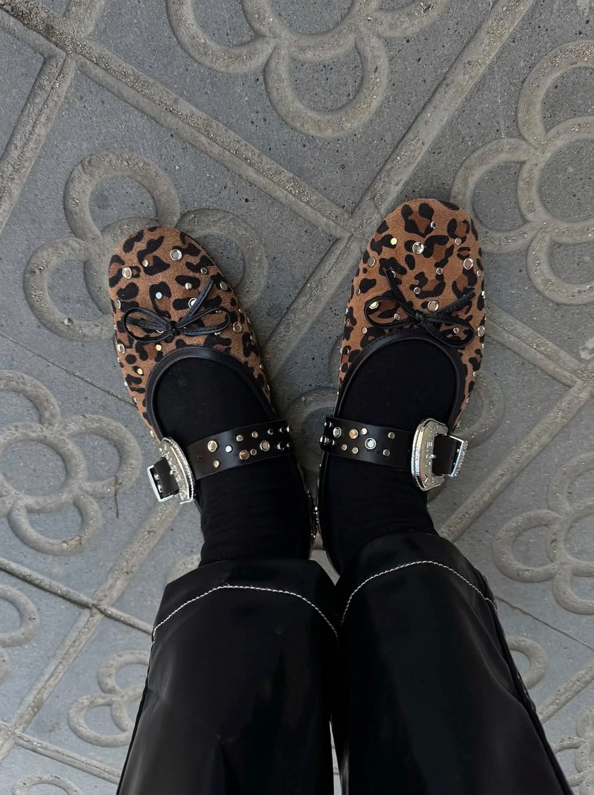 PRETTY LEOPAR BALLET FLATS