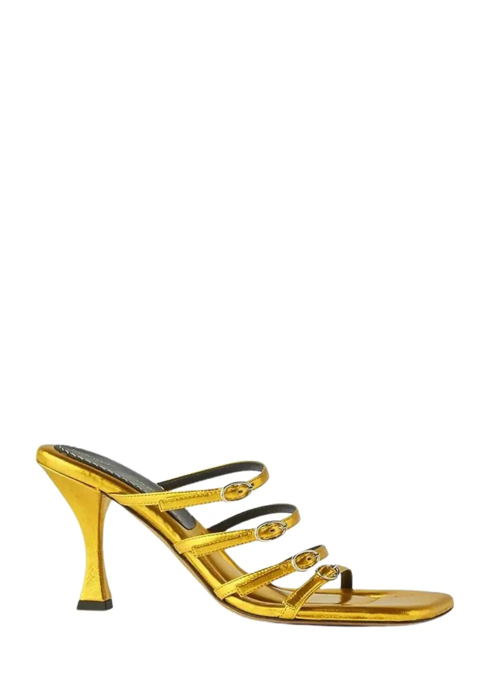 PROENZA SCHOULER | Square-Toe Heeled Buckle Sandals