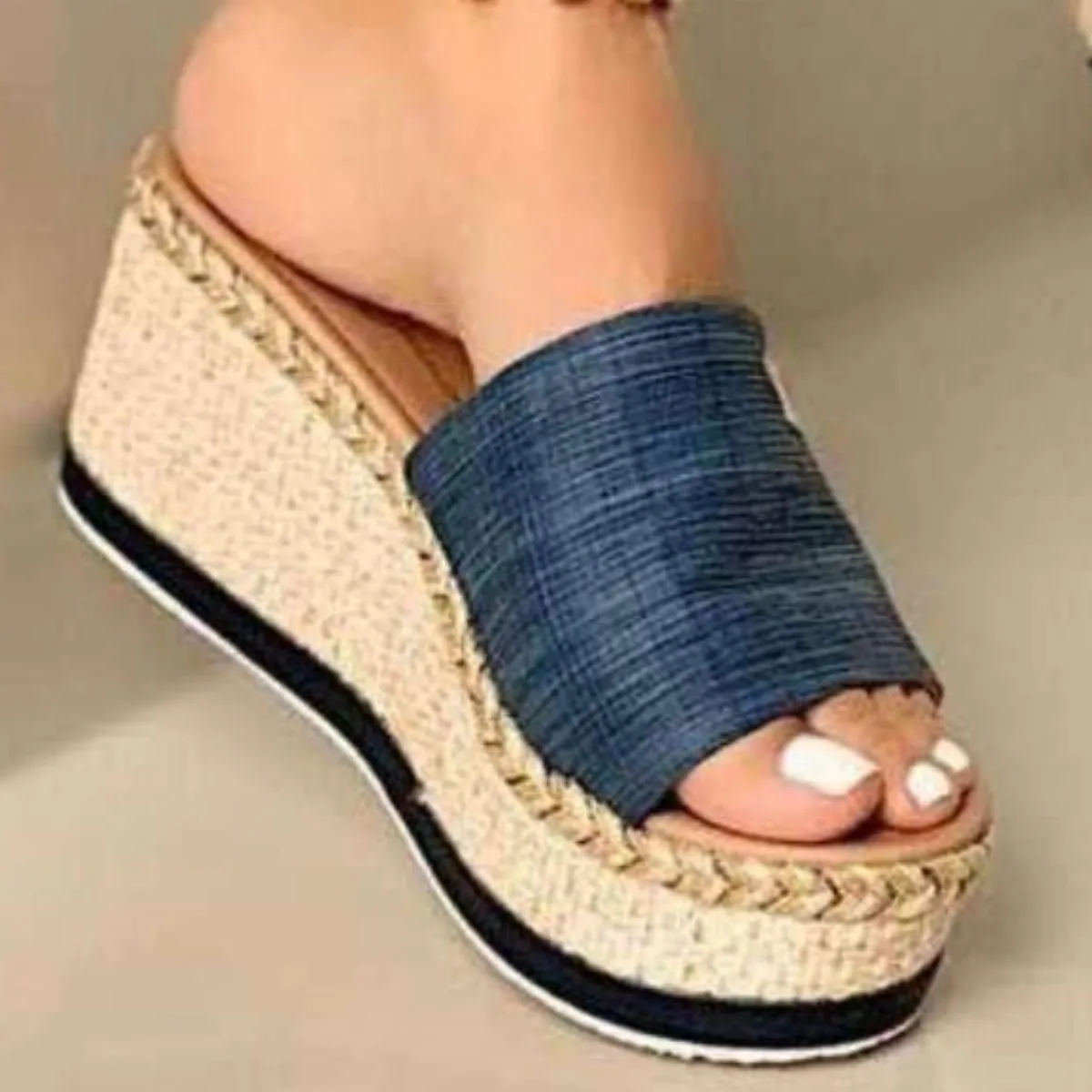PU Leather Open Toe Sandals (3 Colors)