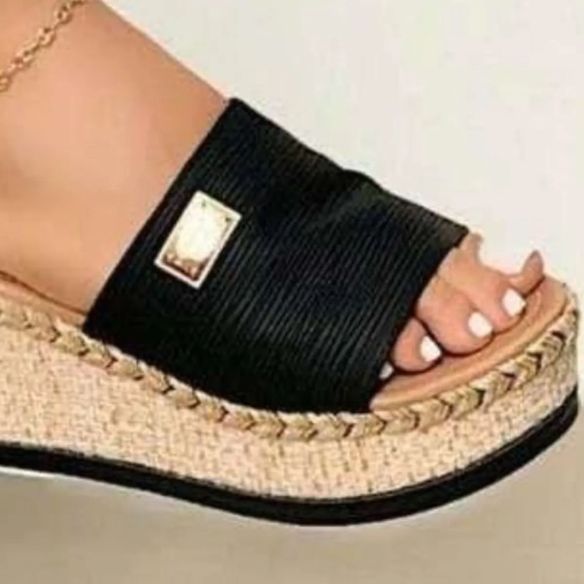 PU Leather Open Toe Sandals (3 Colors)