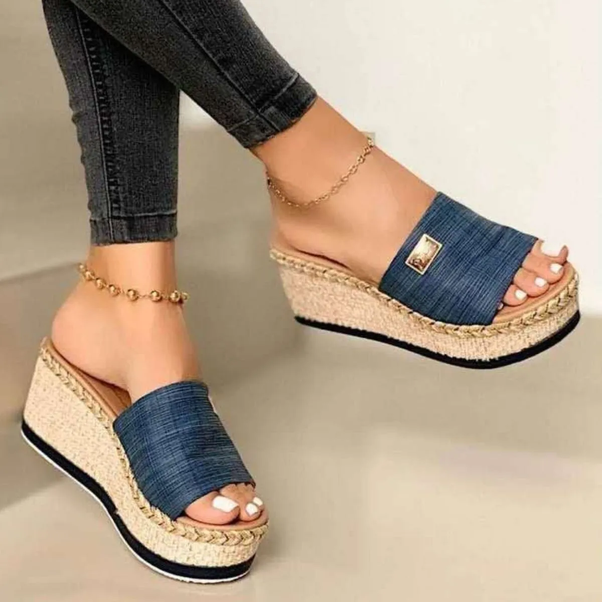 PU Leather Open Toe Sandals (3 Colors)