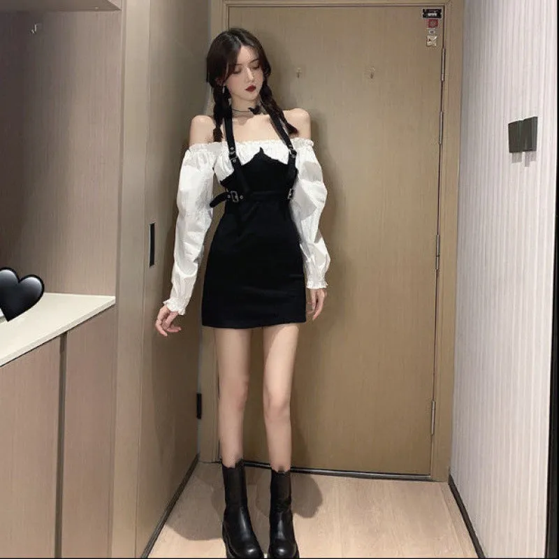 Puffy Sleeve Slim Summer Dress