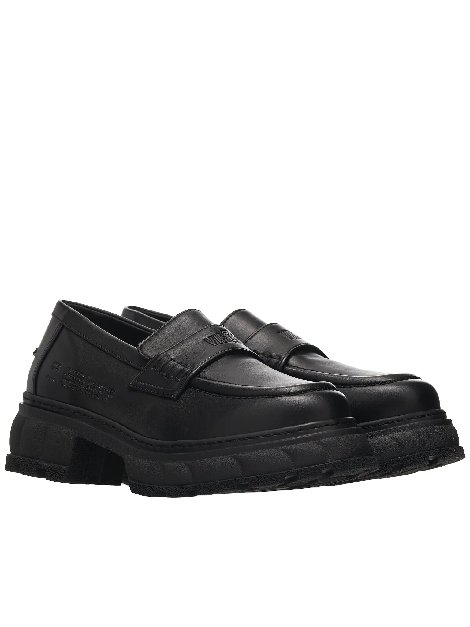 Quantum Apple Loafers (QUANTUM-CO-A-990-BLACK-APPLE)