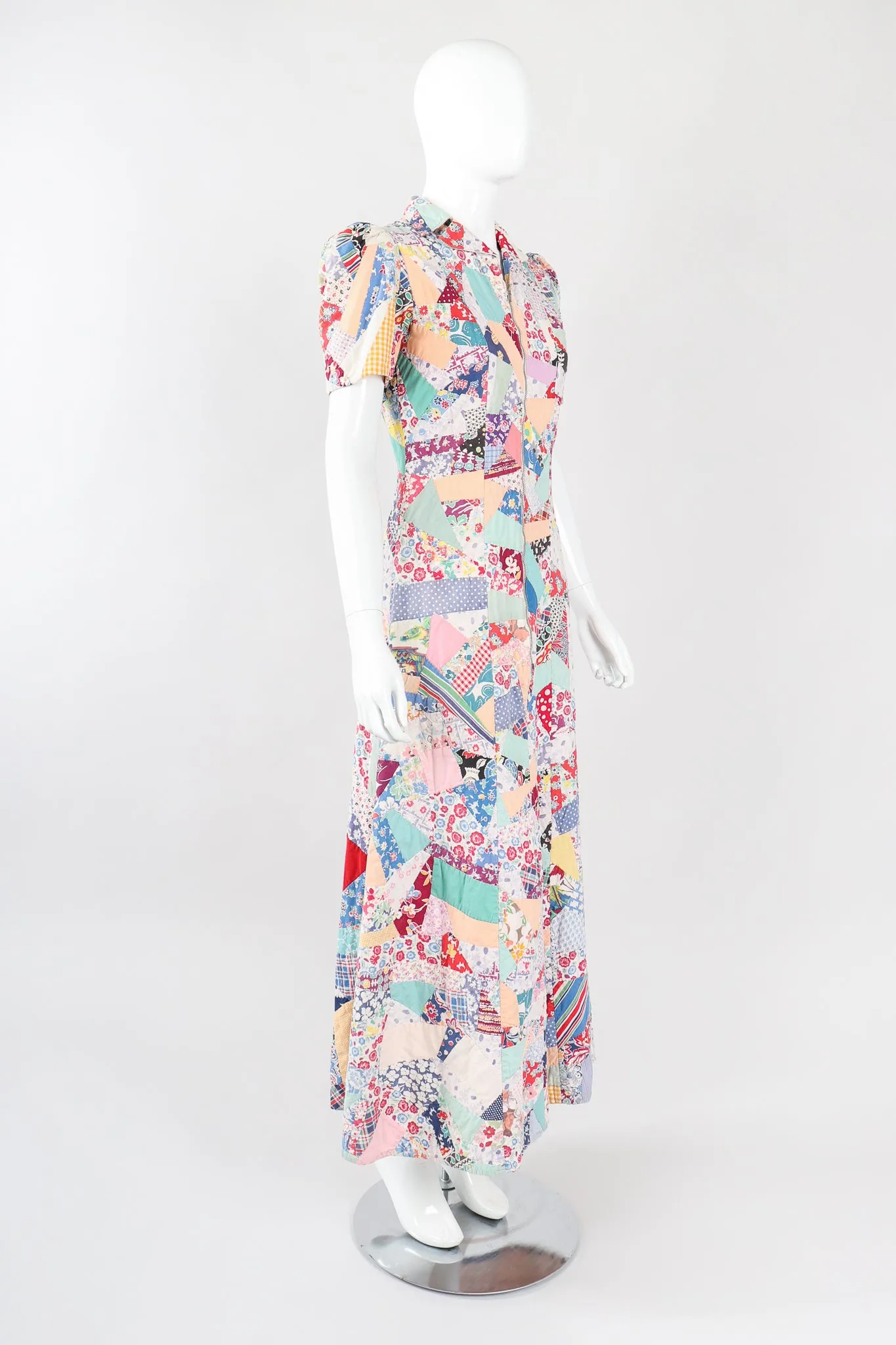 Quilted Patchwork Dress