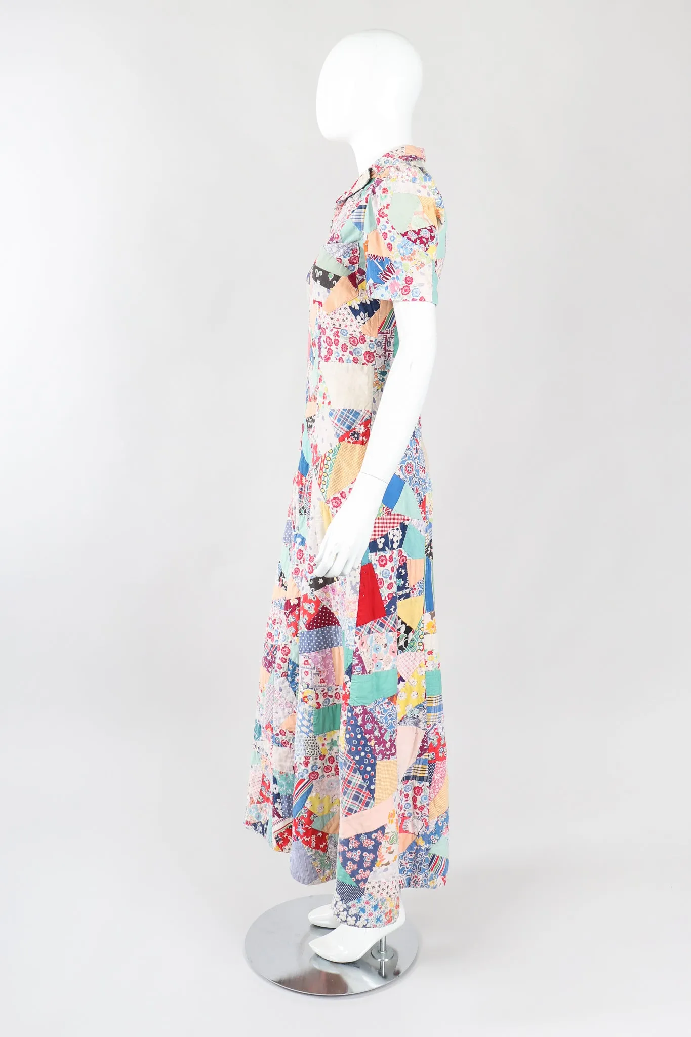 Quilted Patchwork Dress