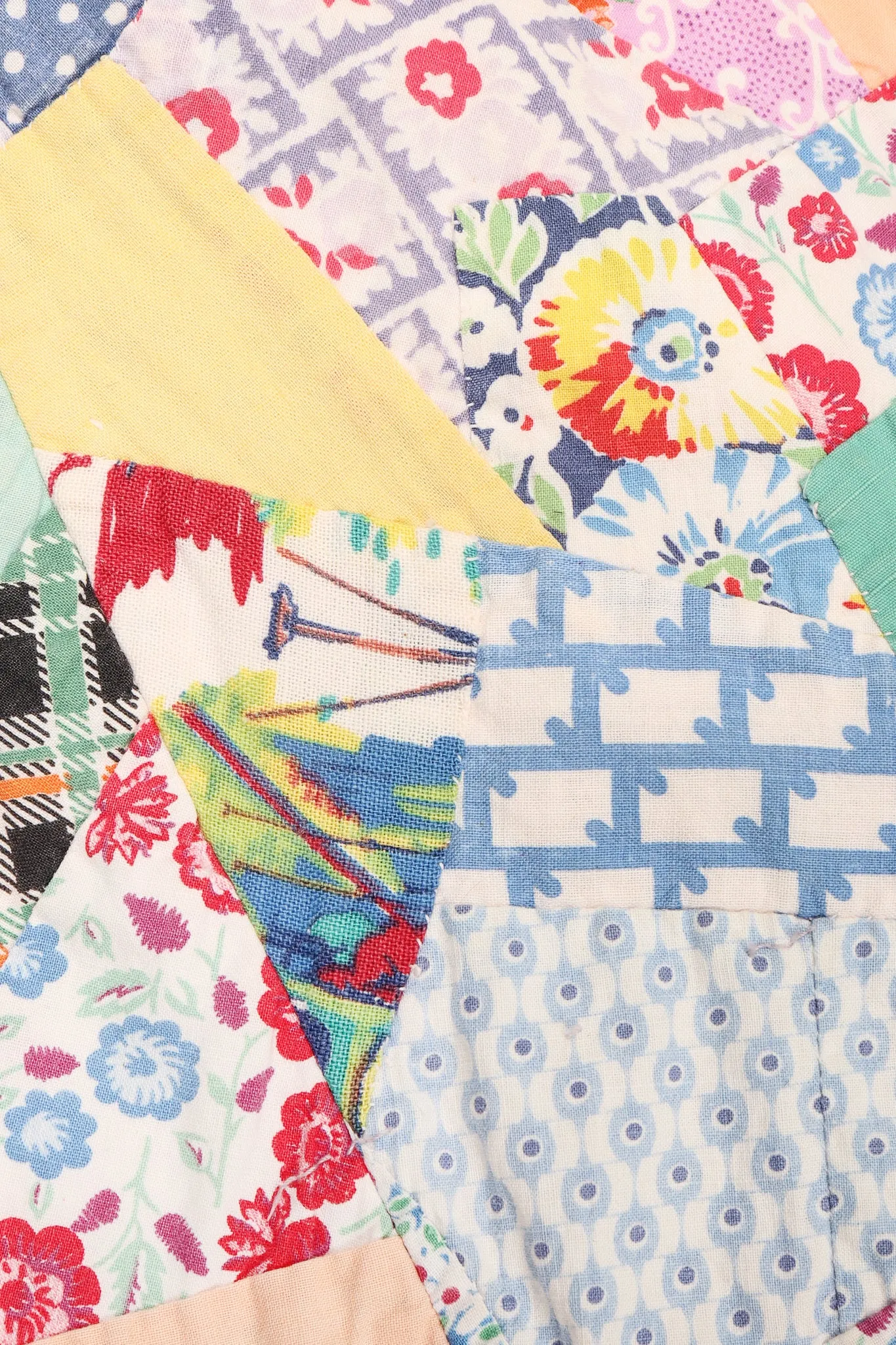 Quilted Patchwork Dress
