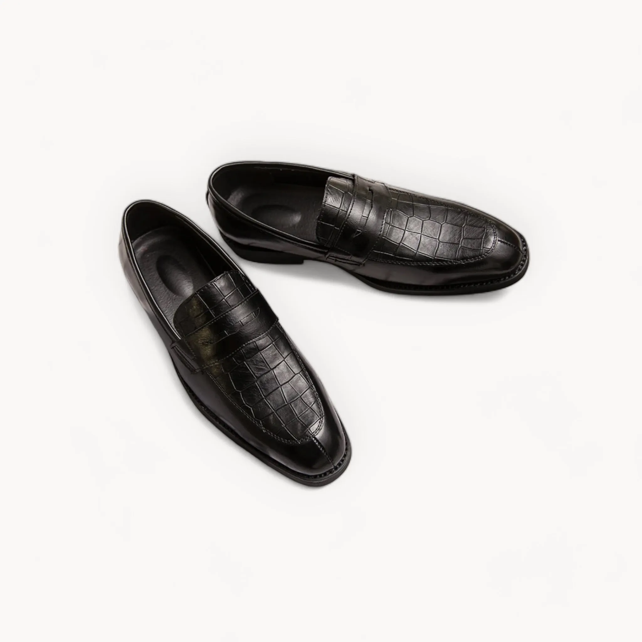 Regal Croc-Embossed Loafers