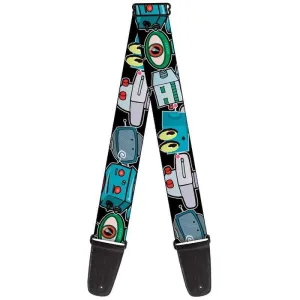 Robots Guitar Strap By Buckle Down