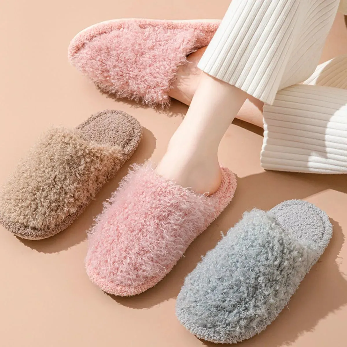 Round Toe Flats Slippers