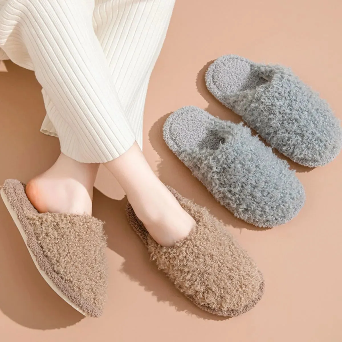 Round Toe Flats Slippers