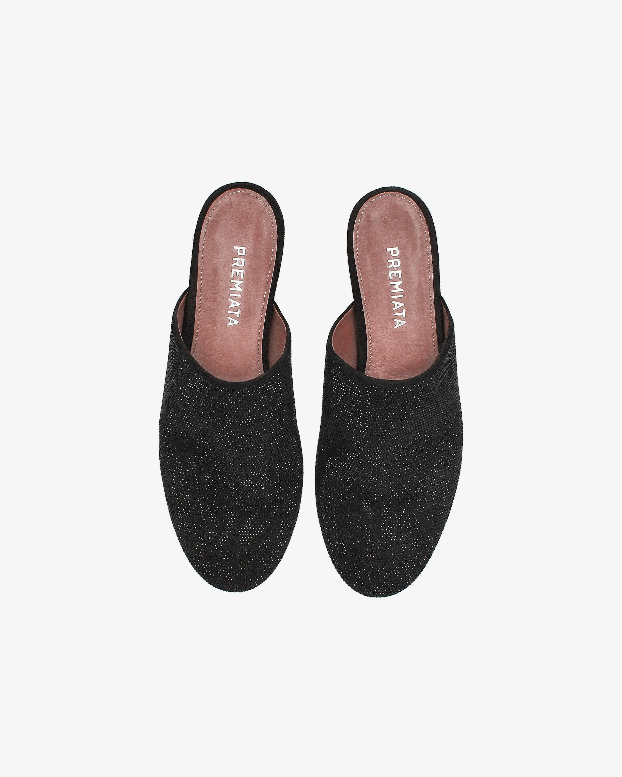 Sabot with Rhinestones and Internal Wedge