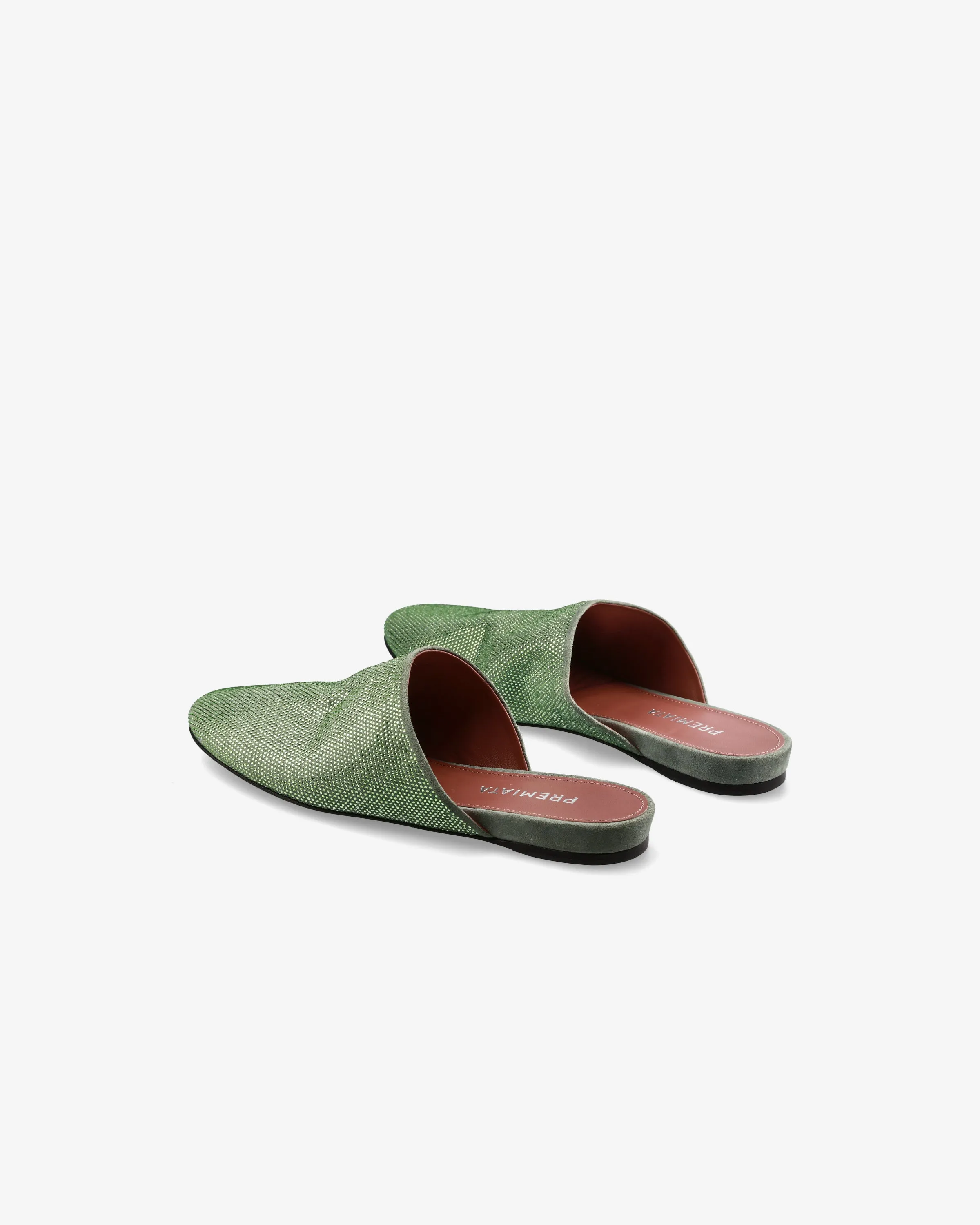 Sabot with Rhinestones and Internal Wedge