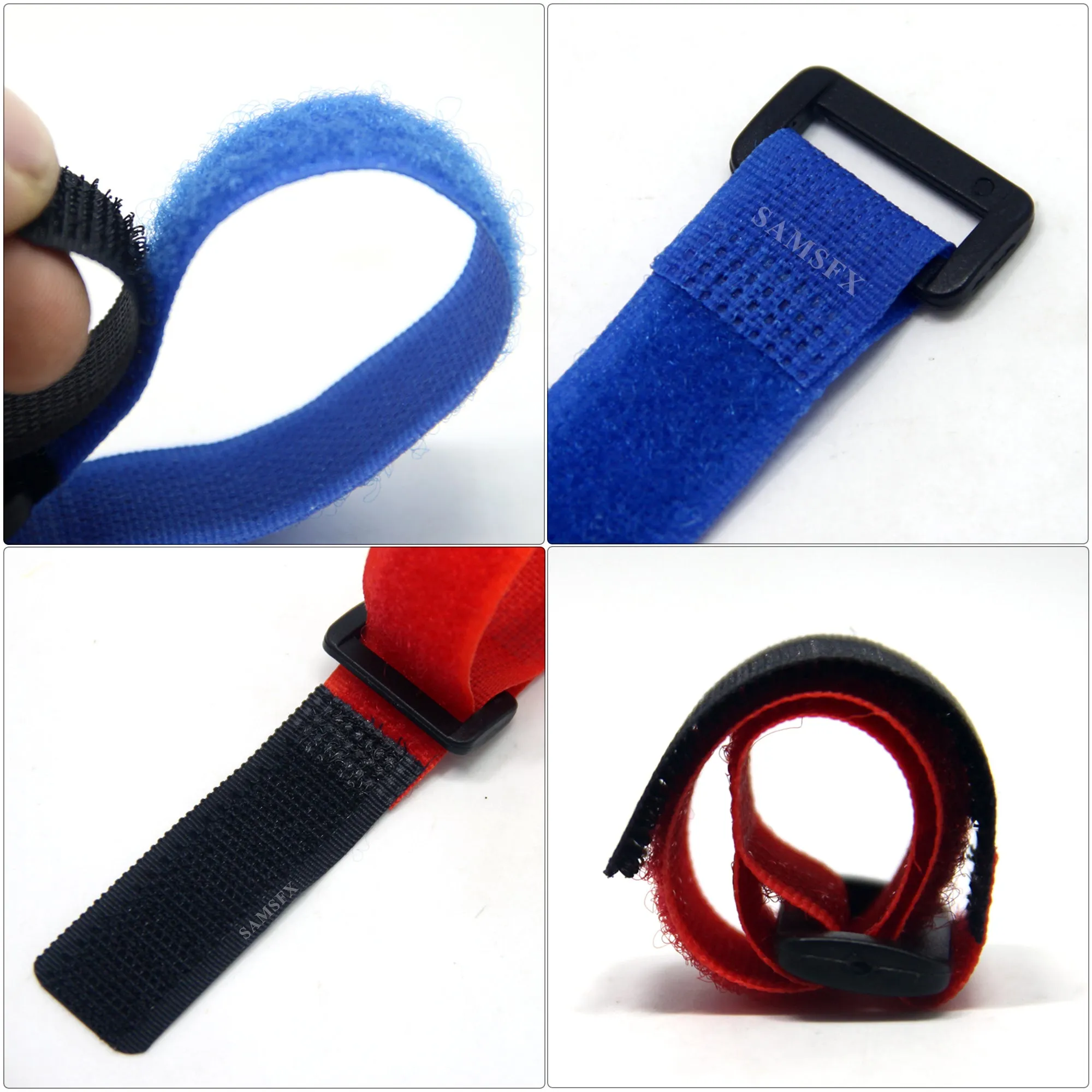 SAMSFX Fishing Reusable Fishing Rod Ties Holder Strap Suspenders