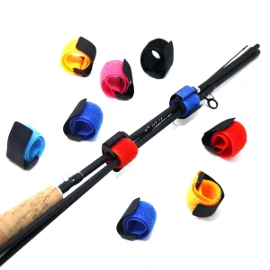SAMSFX Fishing Reusable Fishing Rod Ties Holder Strap Suspenders
