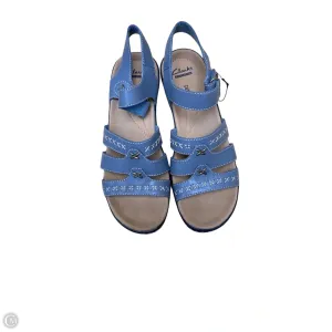 Sandals Flats By Clarks In Grey, Size: 8