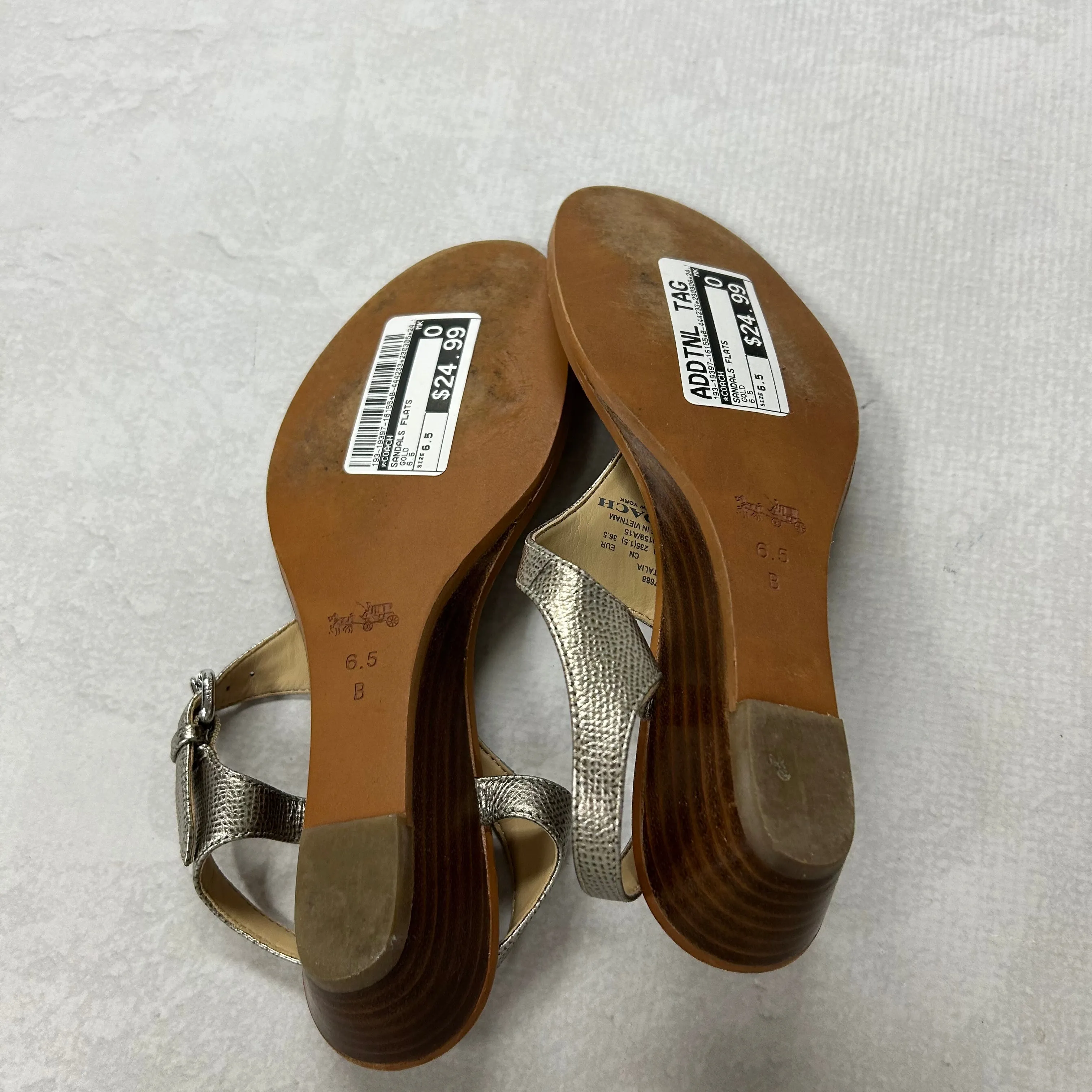 Sandals Flats By Coach  Size: 6.5