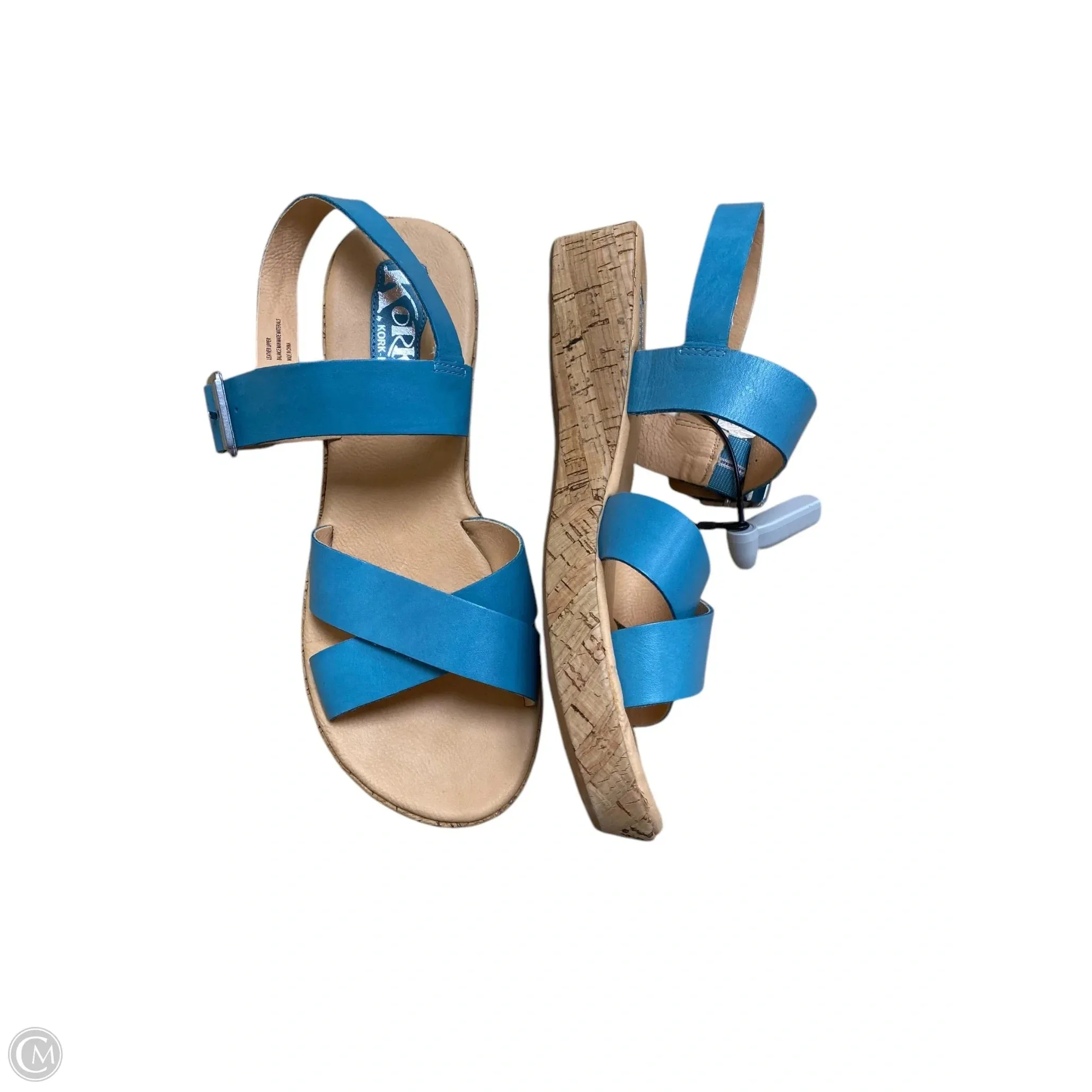 Sandals Flats By Korks In Blue, Size: 8