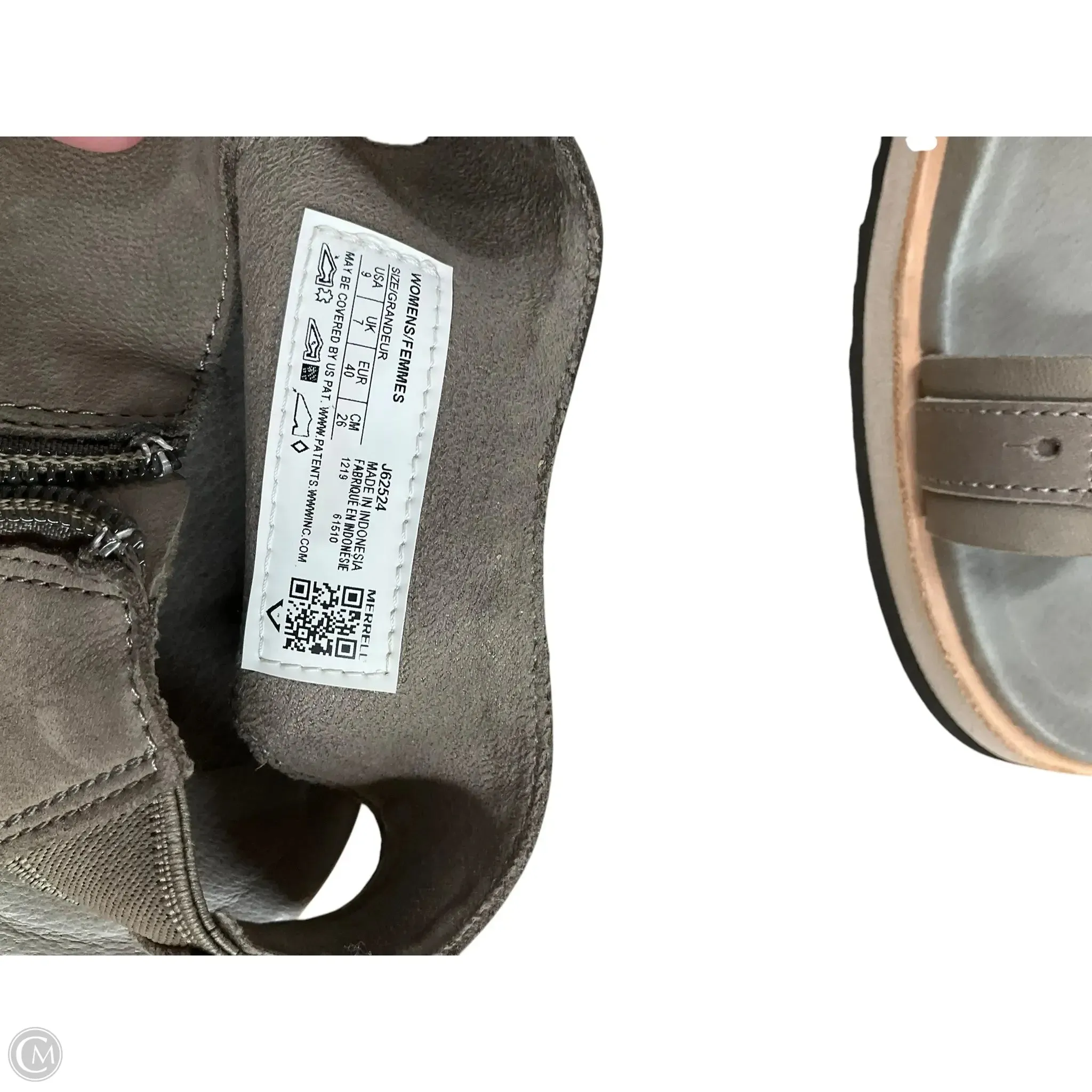 Sandals Flats By Merrell In Grey, Size: 9