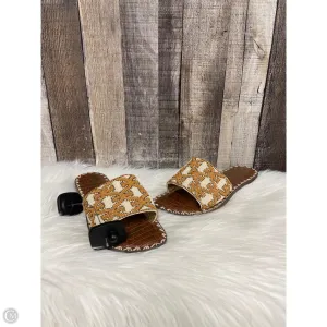 Sandals Flats By Sam Edelman In Beige, Size: 8.5