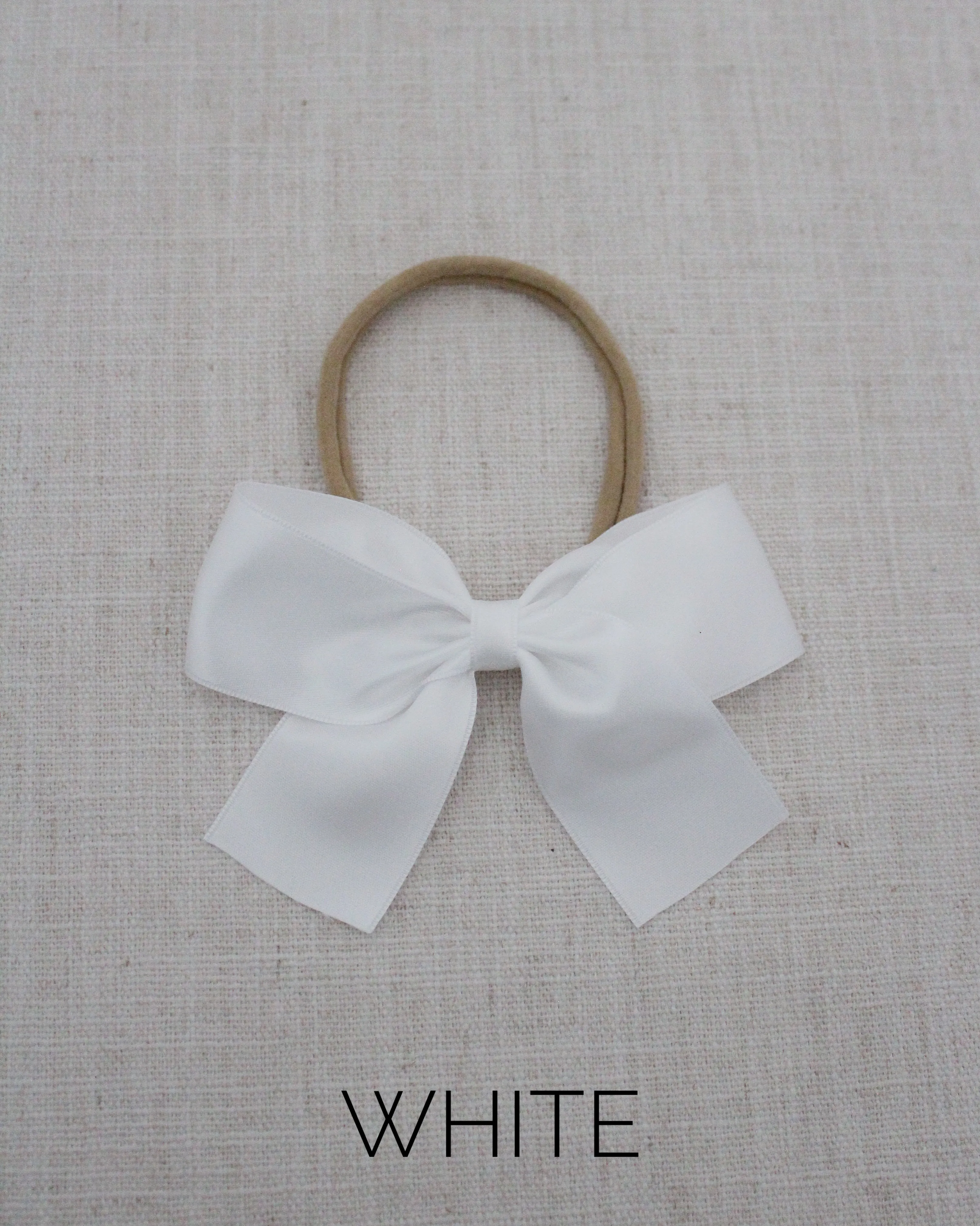 Satin Bow Hair Clips for Girls