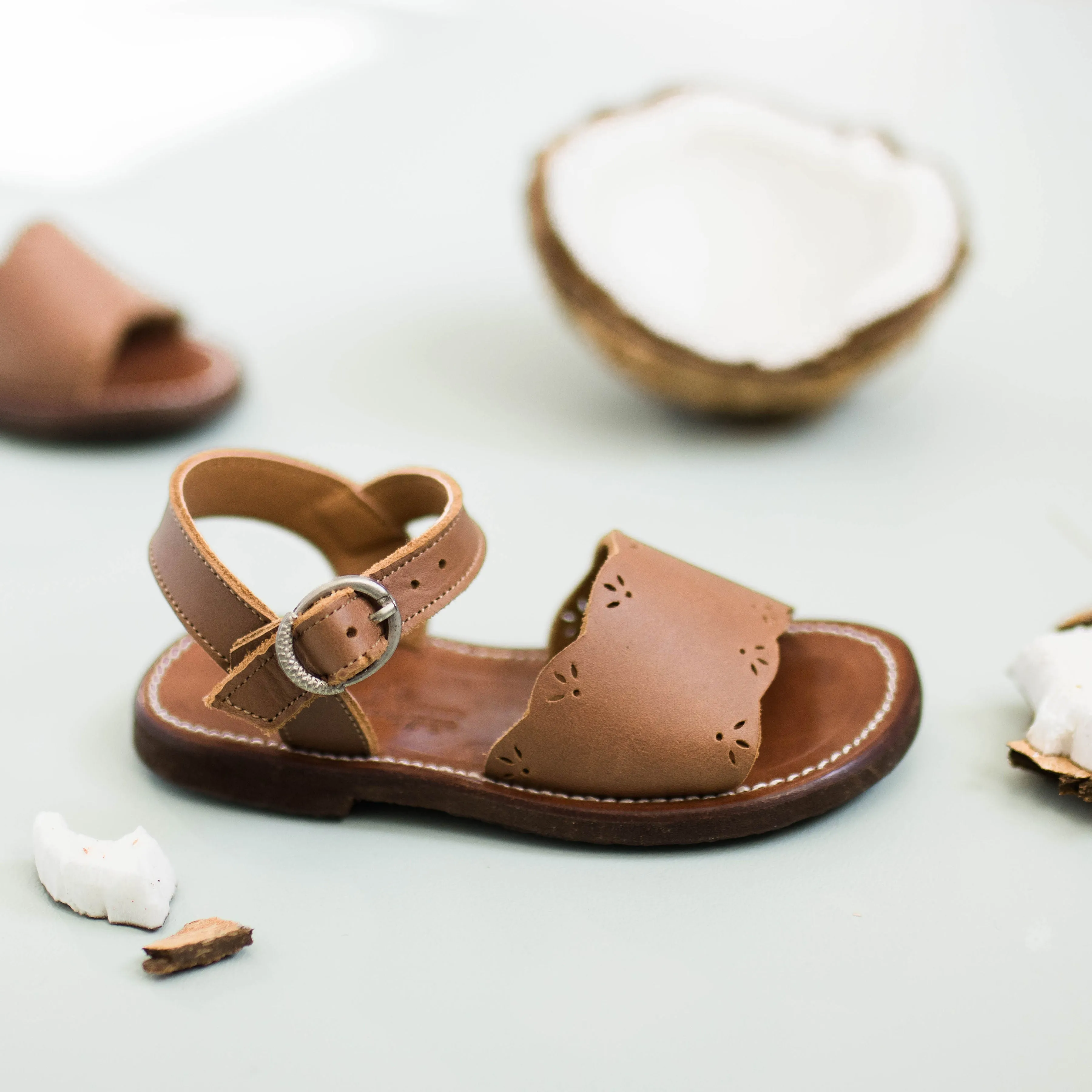 SECONDS Bella {Children's Leather Sandals}