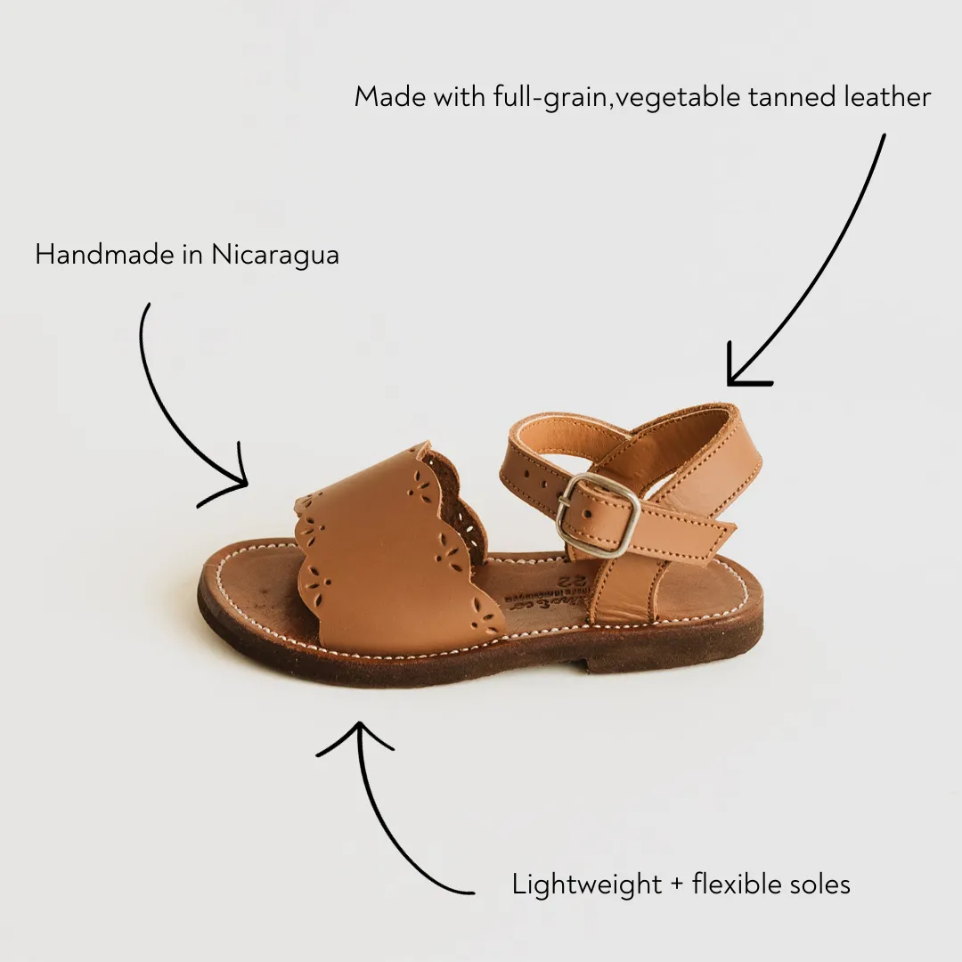 SECONDS Bella {Children's Leather Sandals}