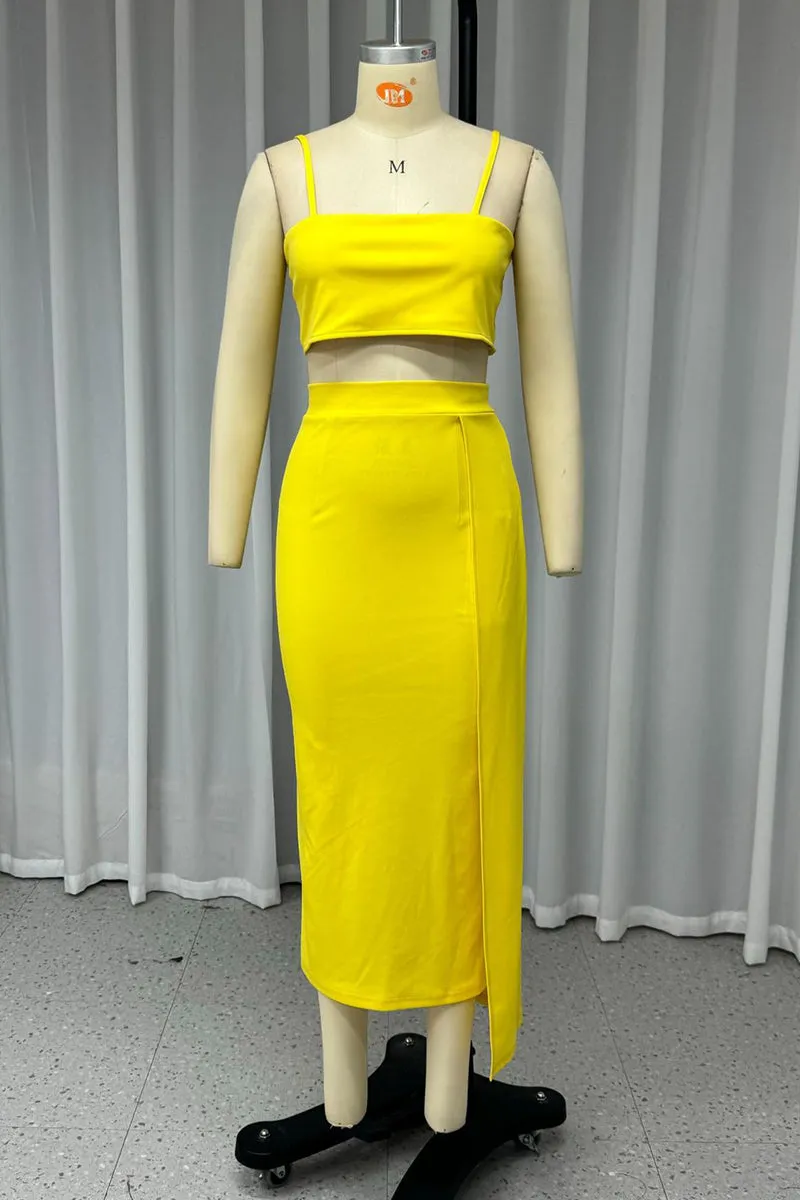 Sexy Ruched Square Neck Sleeveless Two Pieces