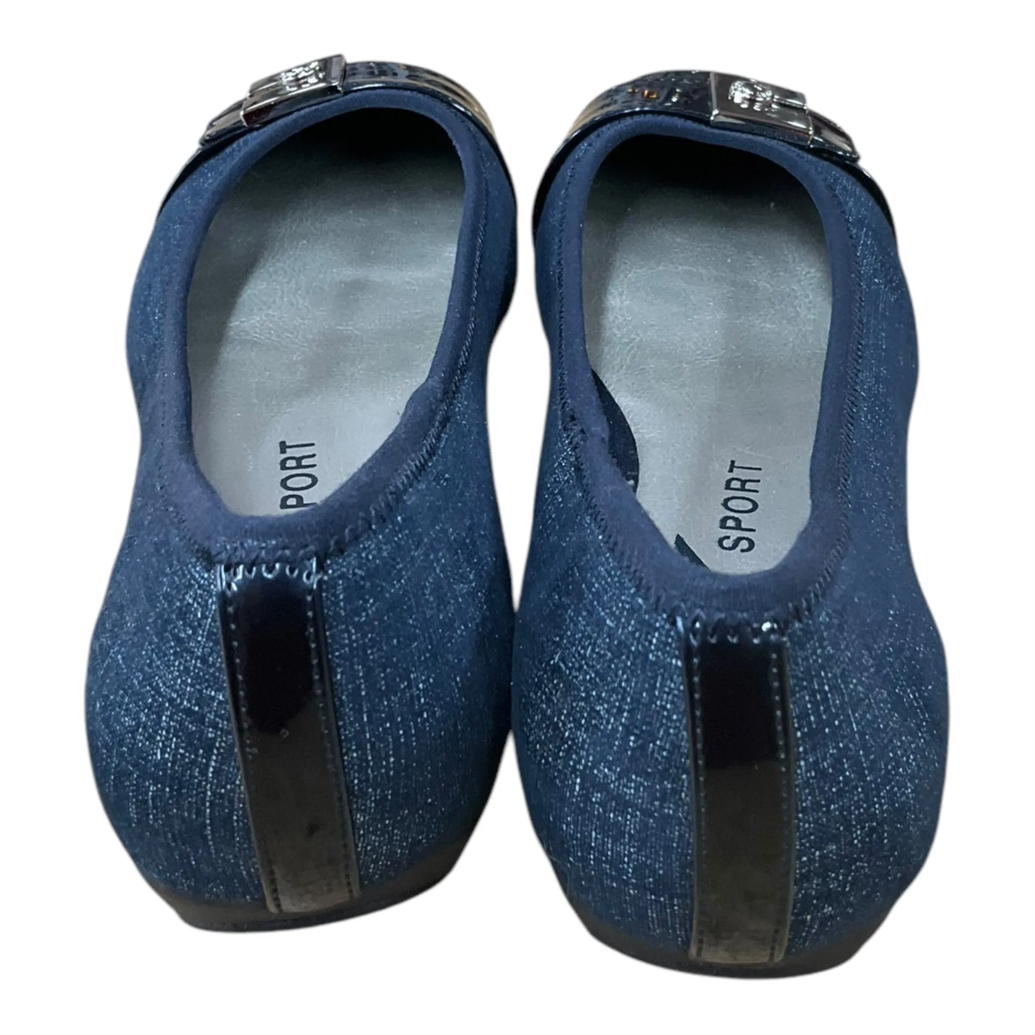 Shoes Flats By Anne Klein In Navy, Size: 6.5
