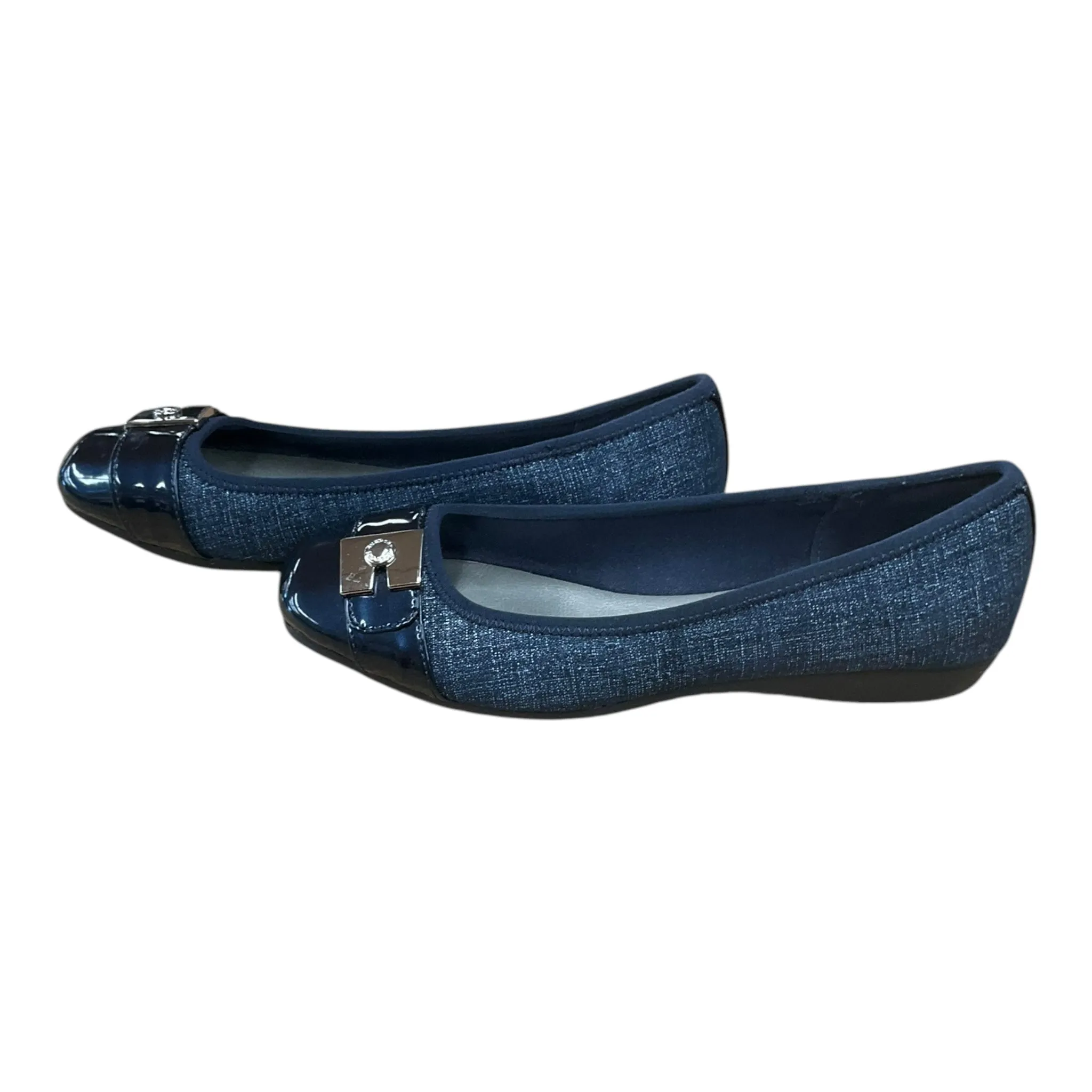 Shoes Flats By Anne Klein In Navy, Size: 6.5
