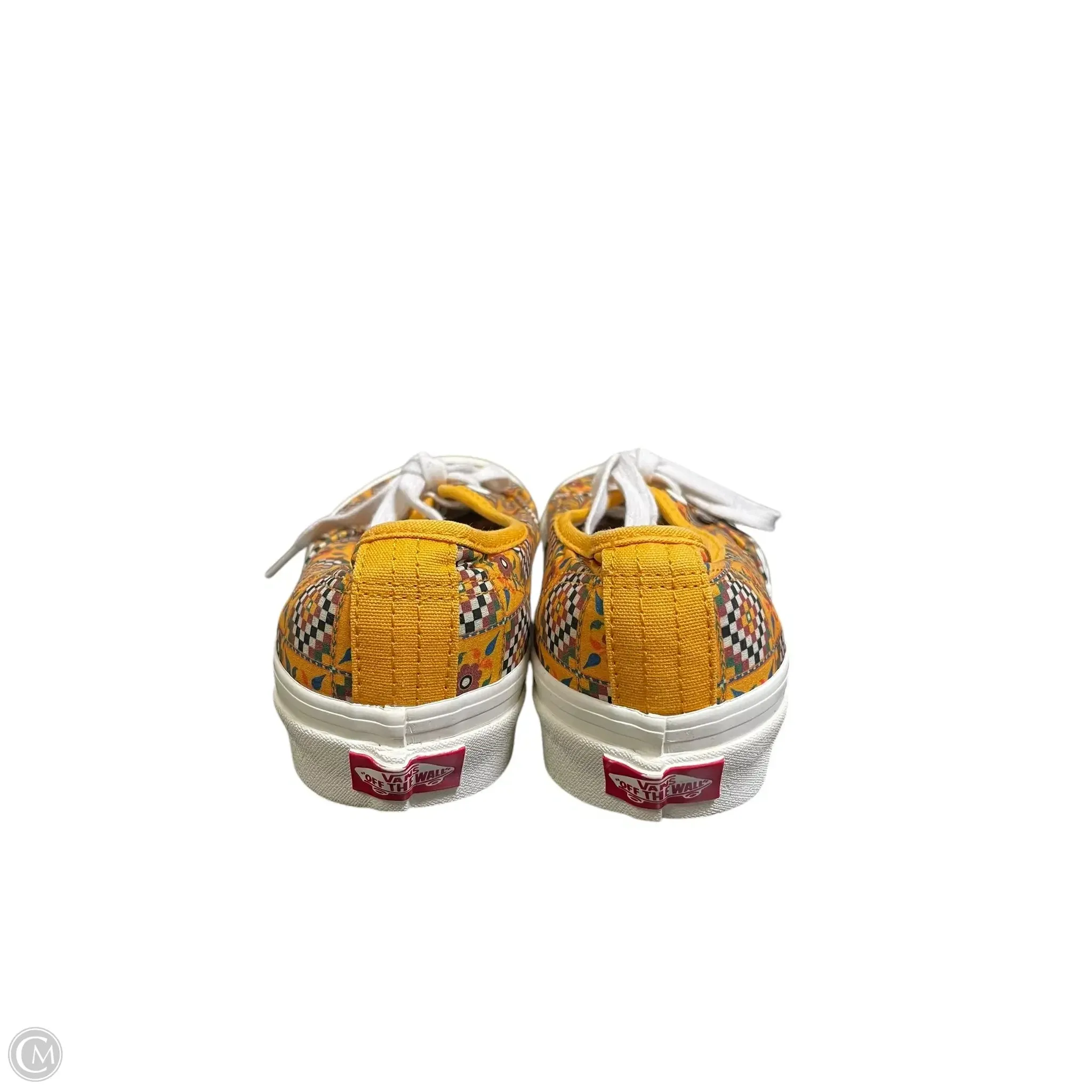 Shoes Flats By Vans In Floral Print, Size: 7.5