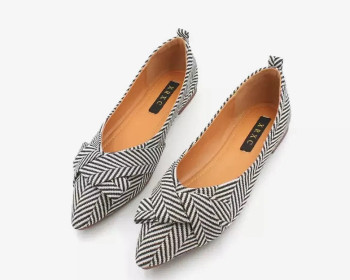 Sienna Stripe Flats