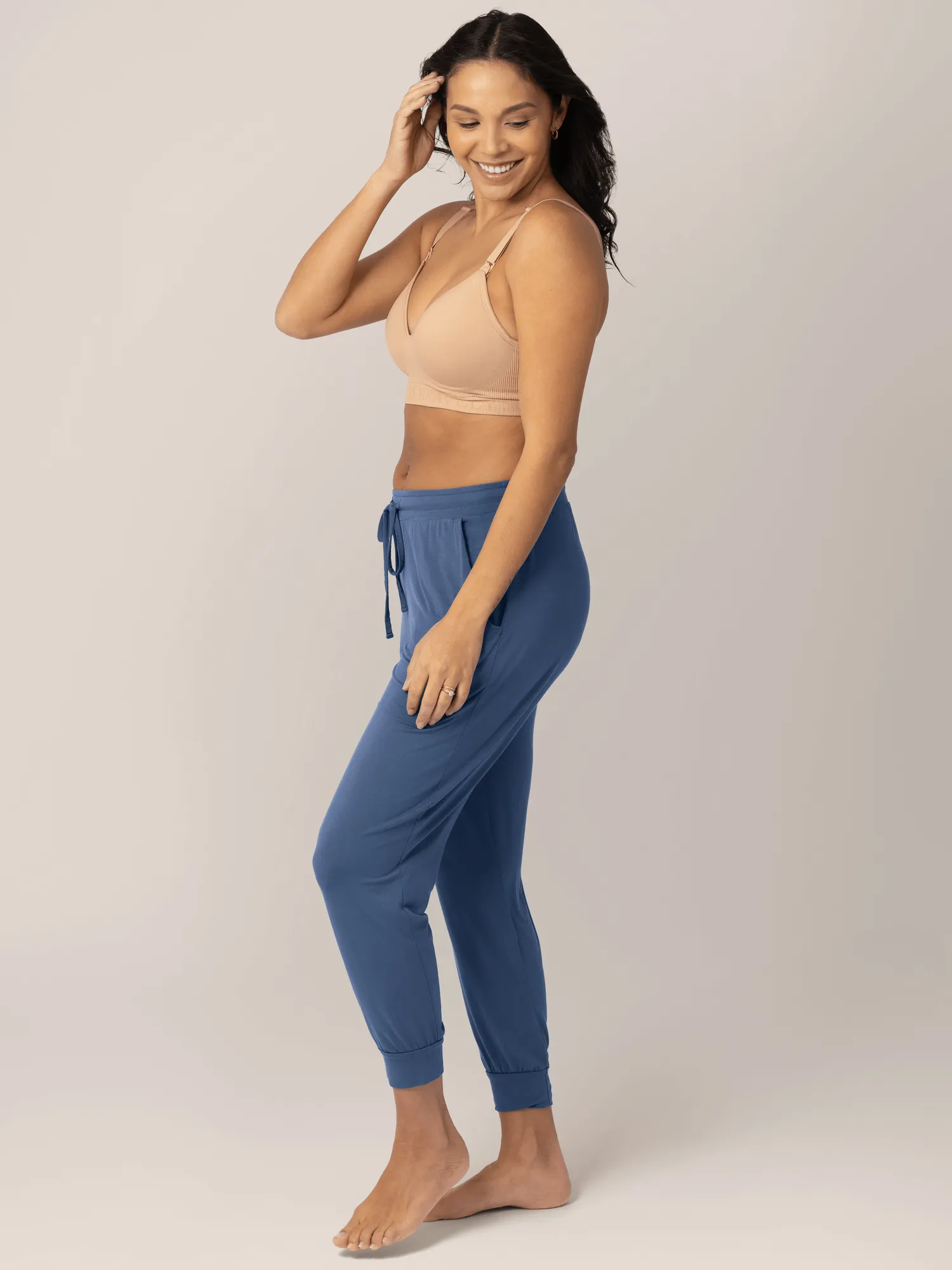Signature Sublime® Contour Hands-Free Pumping & Nursing Bra  | Beige