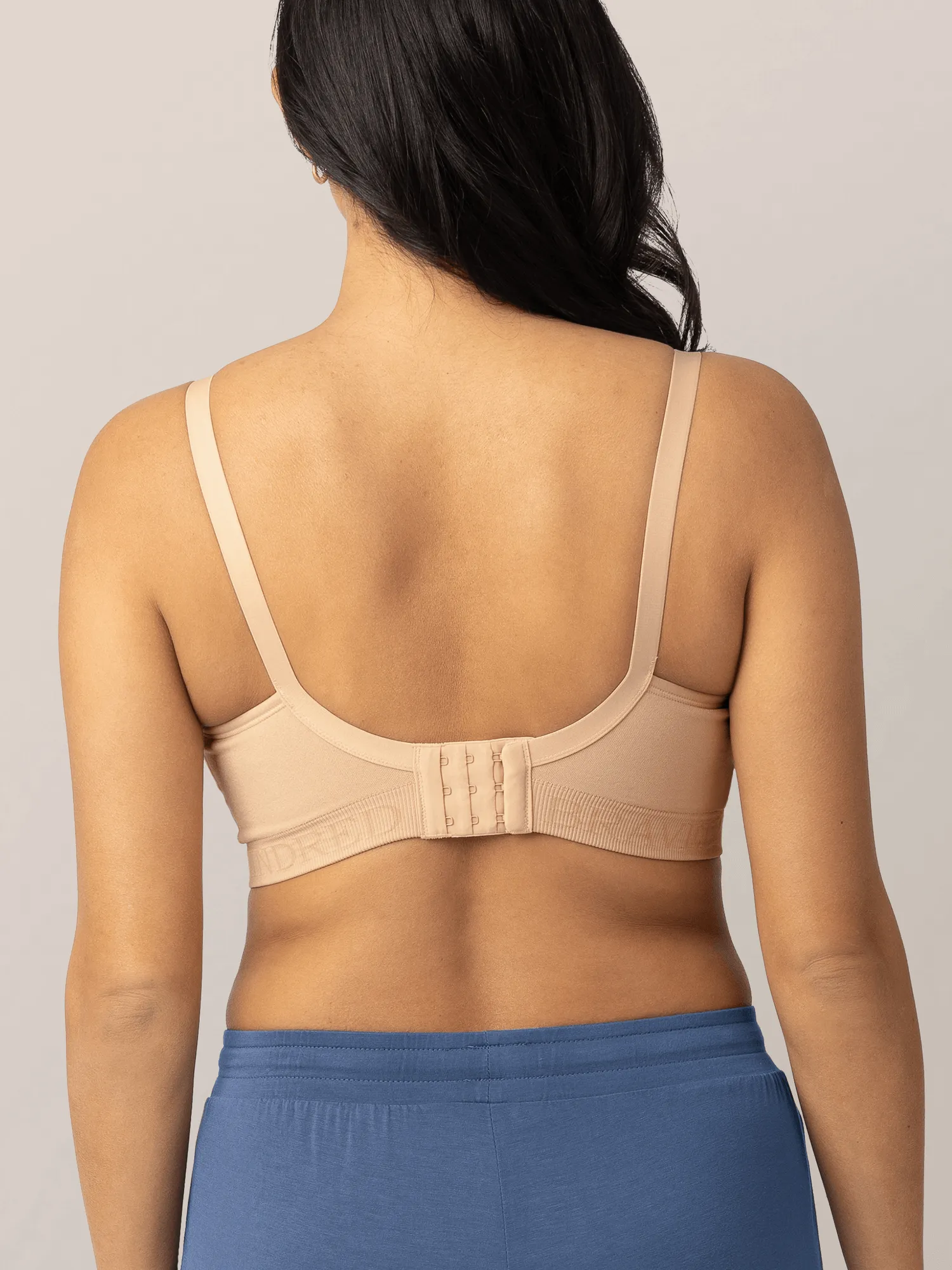 Signature Sublime® Contour Hands-Free Pumping & Nursing Bra  | Beige