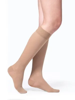 Sigvaris Opaque (Formerly 860 Select Comfort) Women's Knee High w/ Silicone 30-40mmHg-Closed Toe