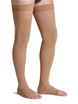 Sigvaris Opaque Unisex Thigh High  20-30mmHg-Open Toe