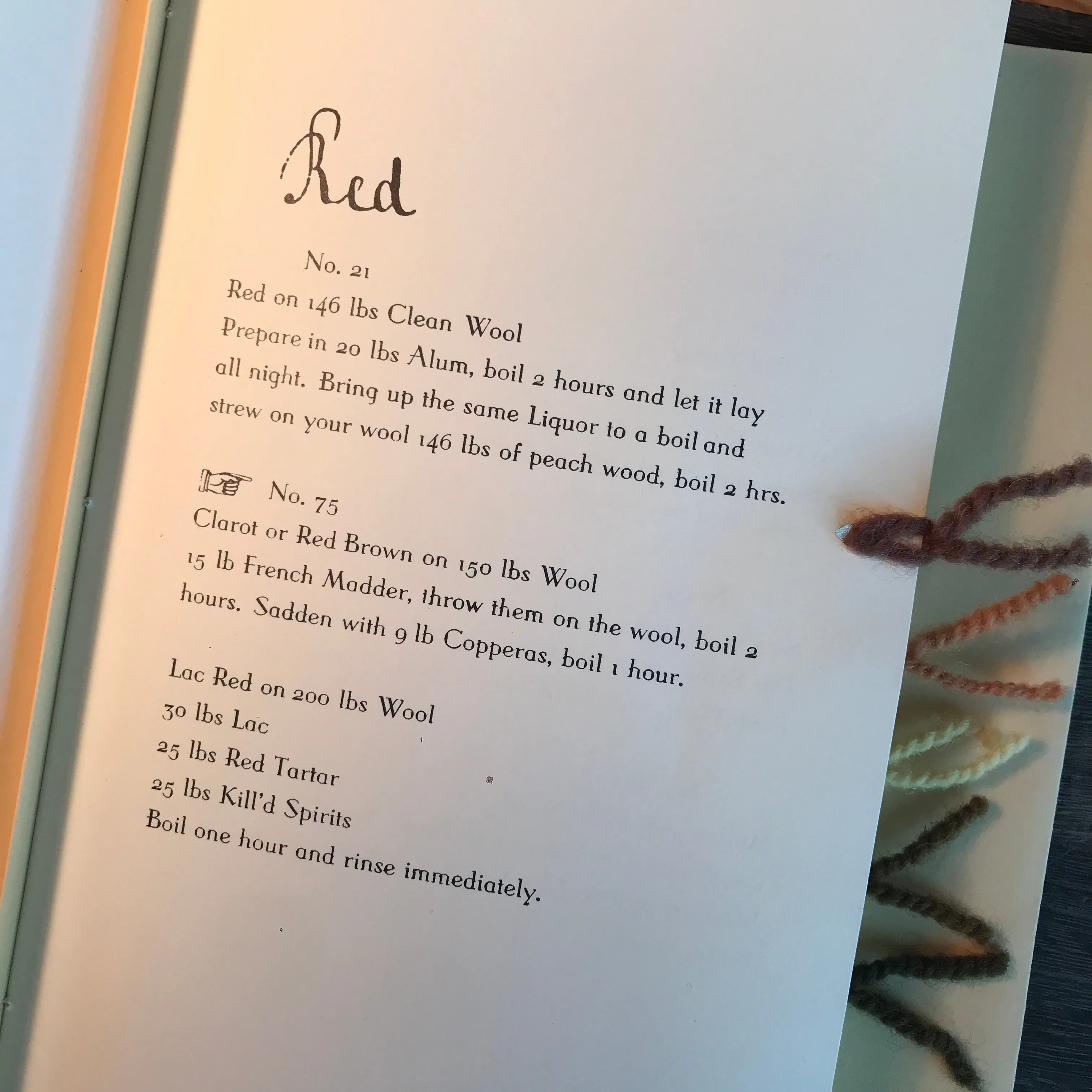 Sister Mary Ann Hill's Receipt Book: Nineteenth Century Shaker Dye Recipes