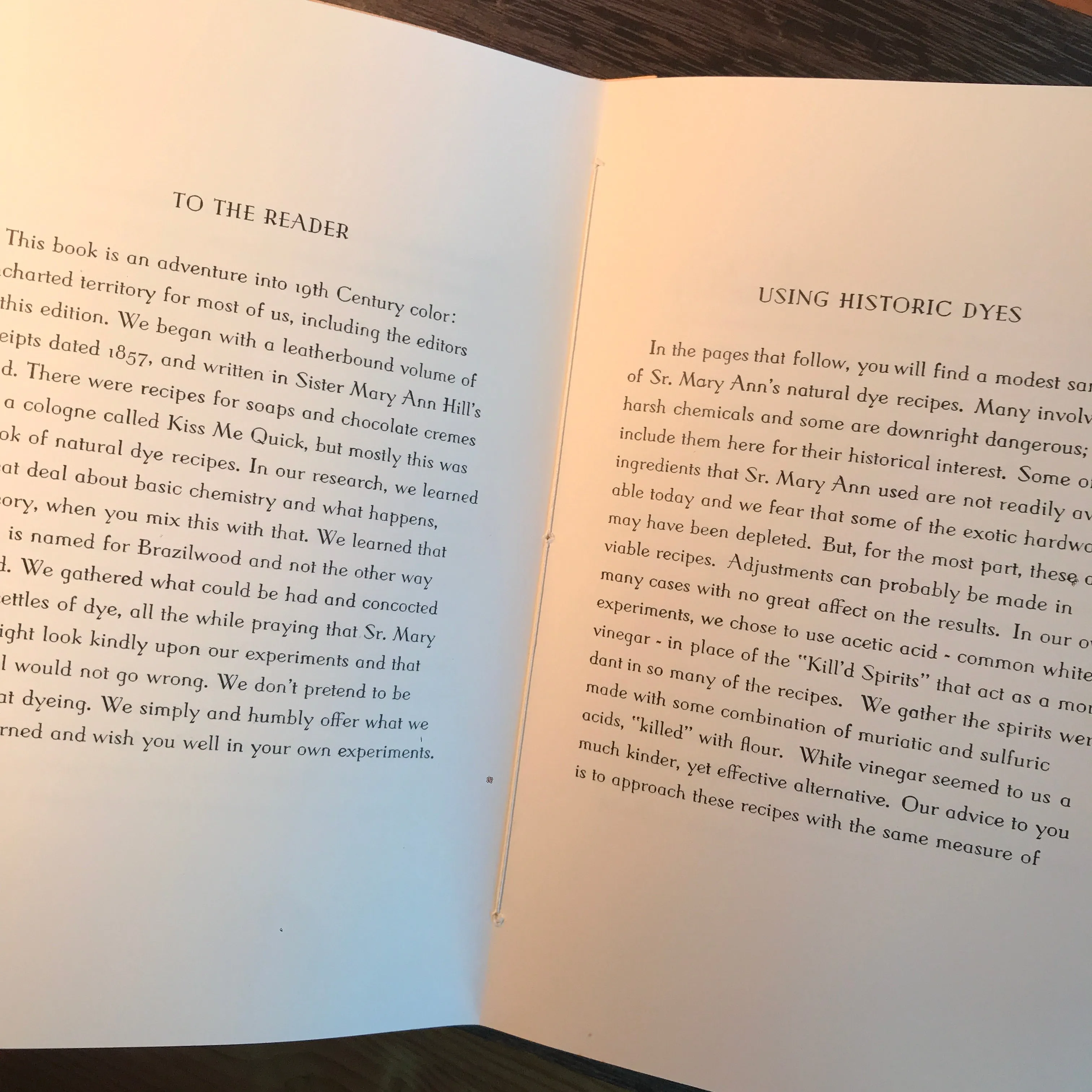 Sister Mary Ann Hill's Receipt Book: Nineteenth Century Shaker Dye Recipes