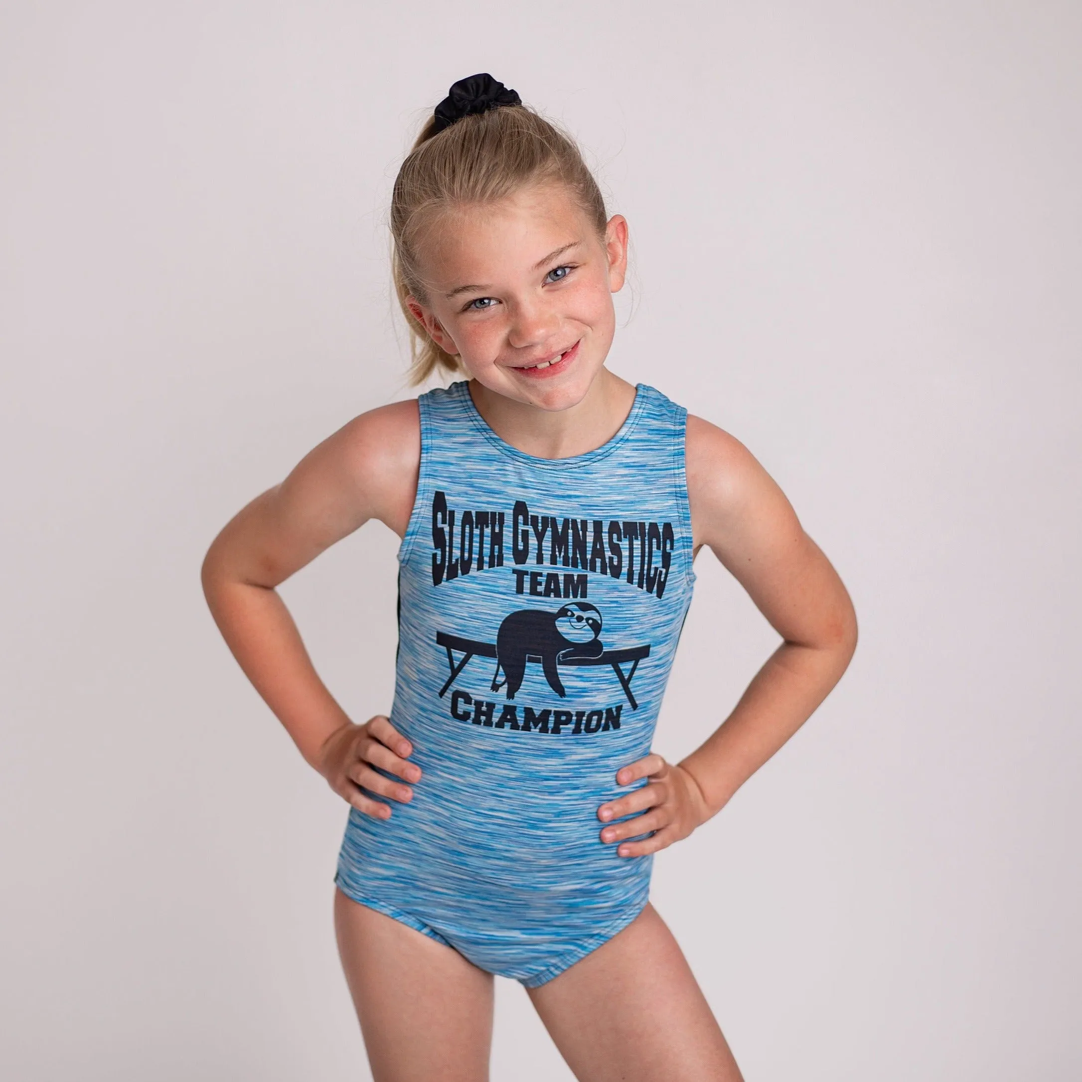 Sloth Gymnastics Team Champion Leotard