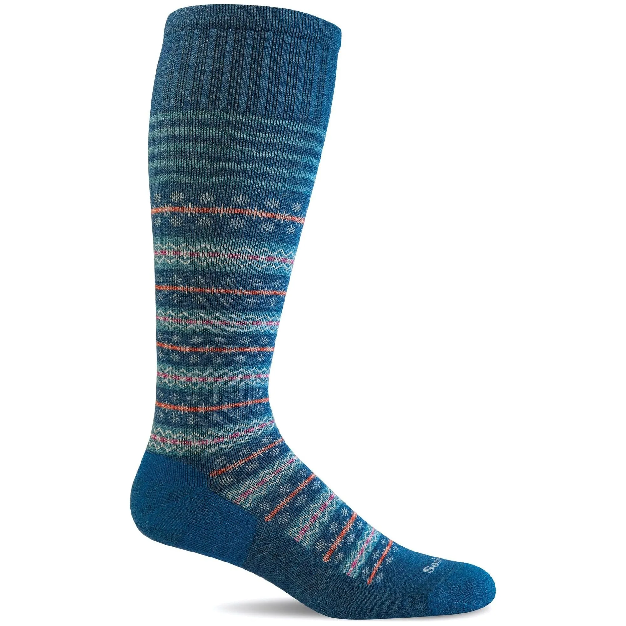 Sockwell Womens Mini Fairisle Moderate Compression Knee-High Socks