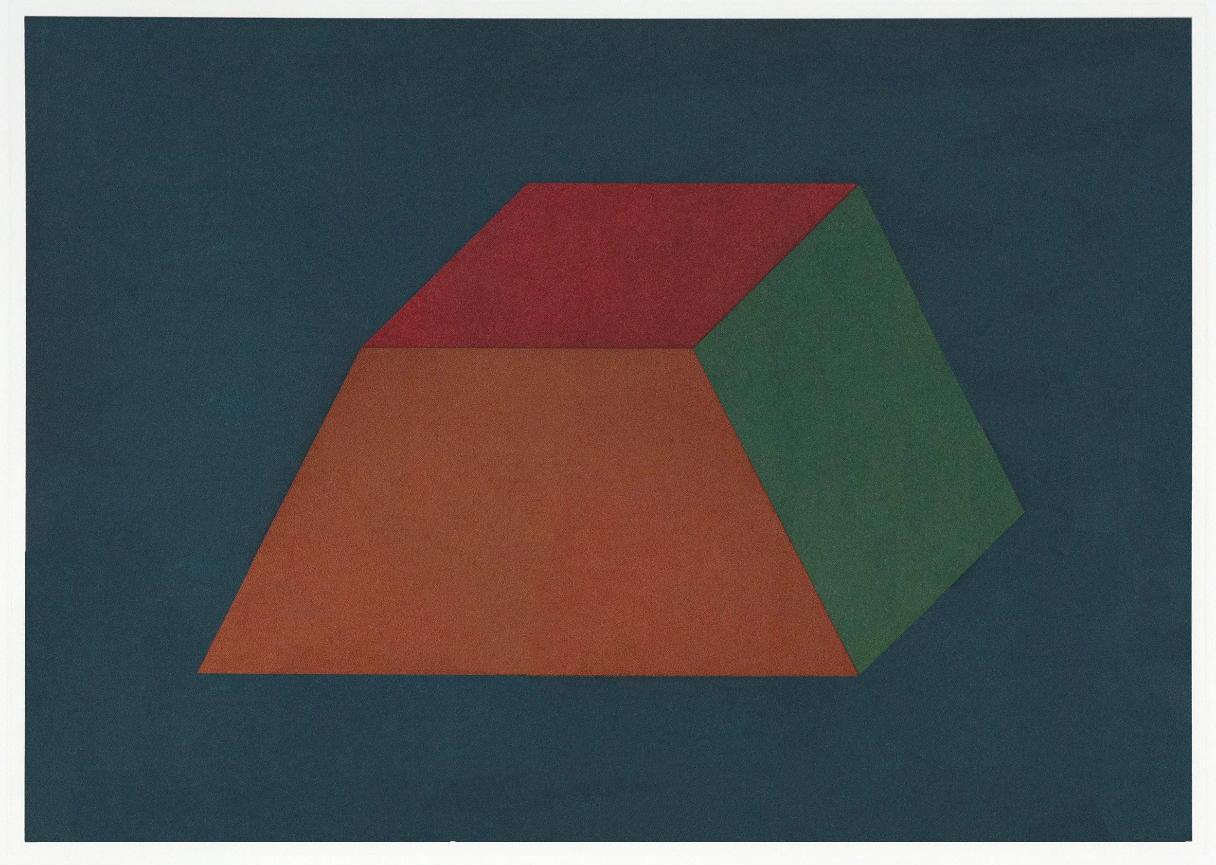 SOL LEWITT "PLATE #03" AQUATINT, 1990