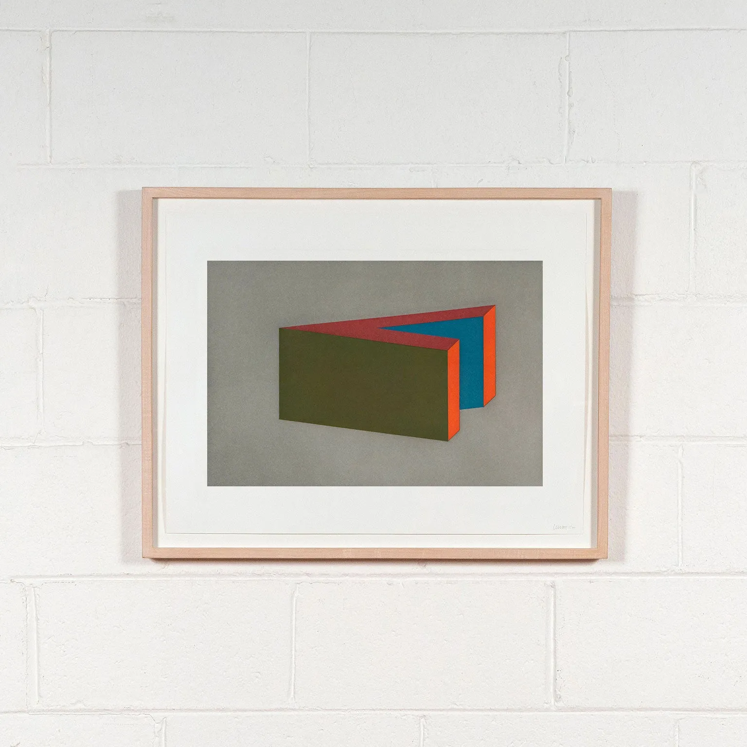 SOL LEWITT "PLATE #05" AQUATINT, 1990