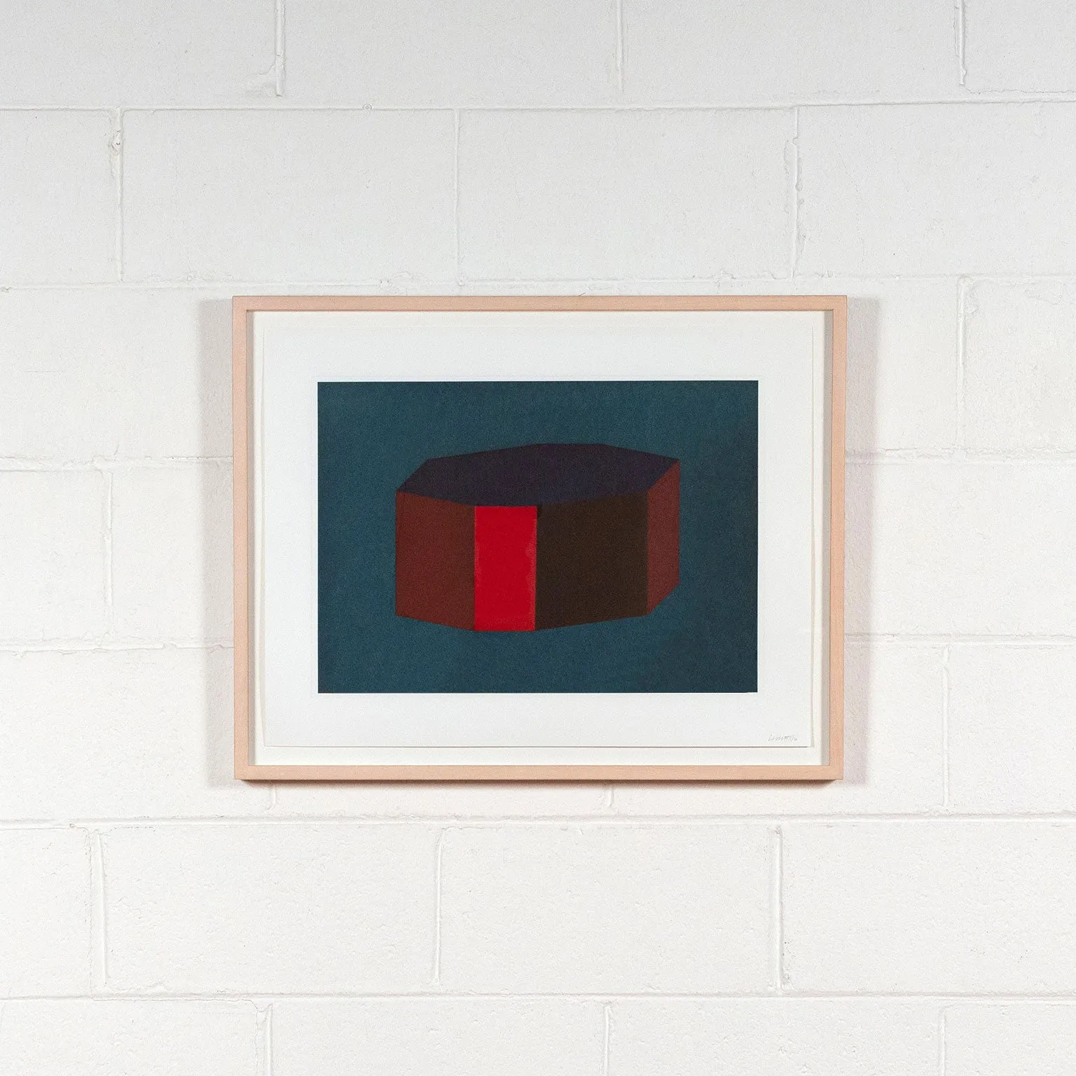 SOL LEWITT "PLATE #12" AQUATINT, 1990