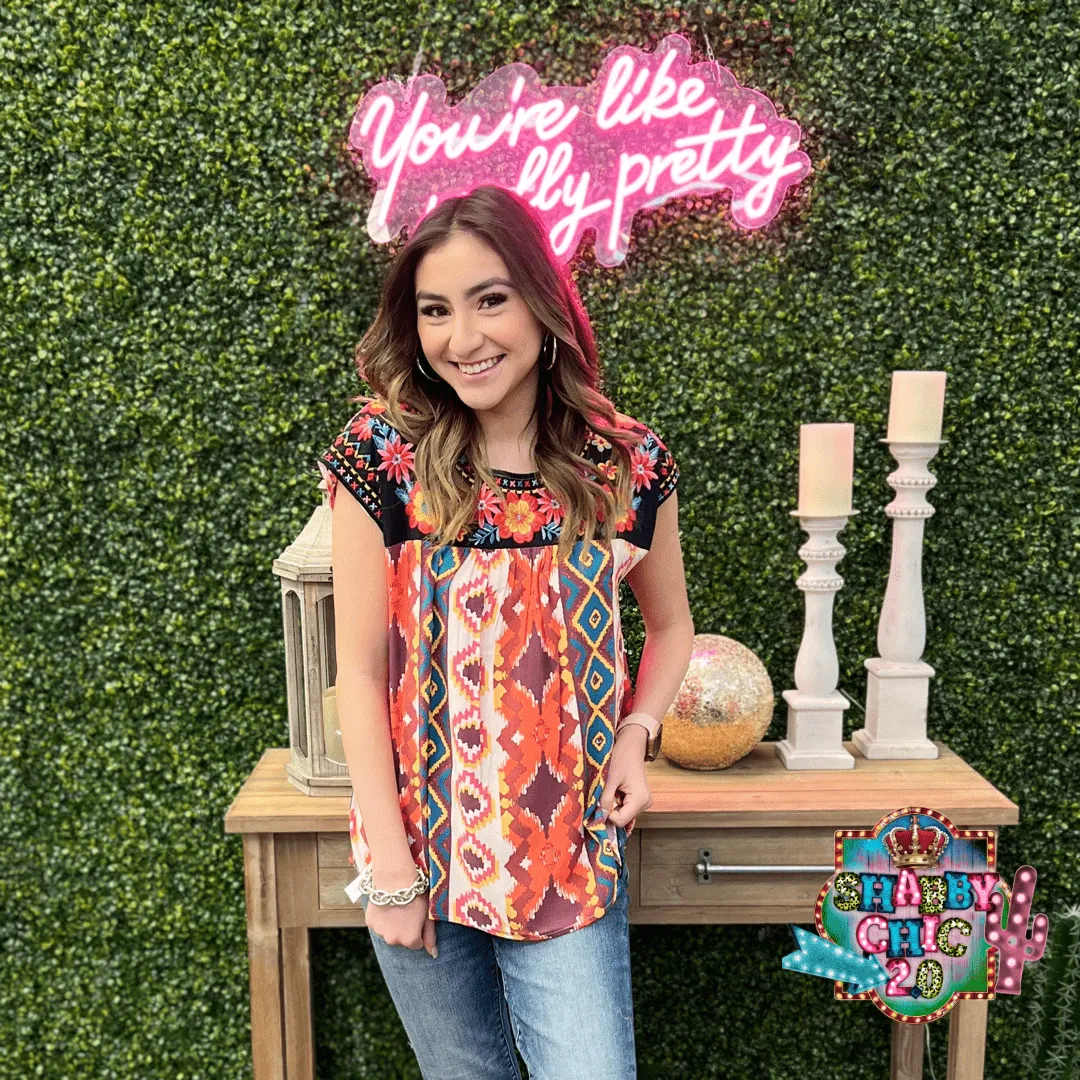 Southwest Vibes Top