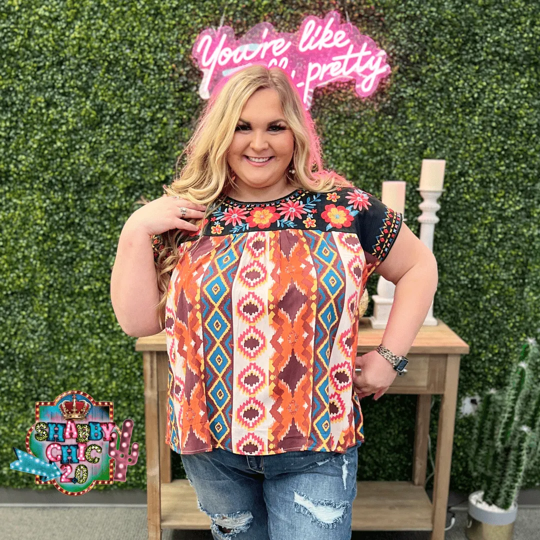 Southwest Vibes Top