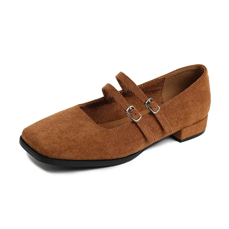 Square Toe Flats Loafers