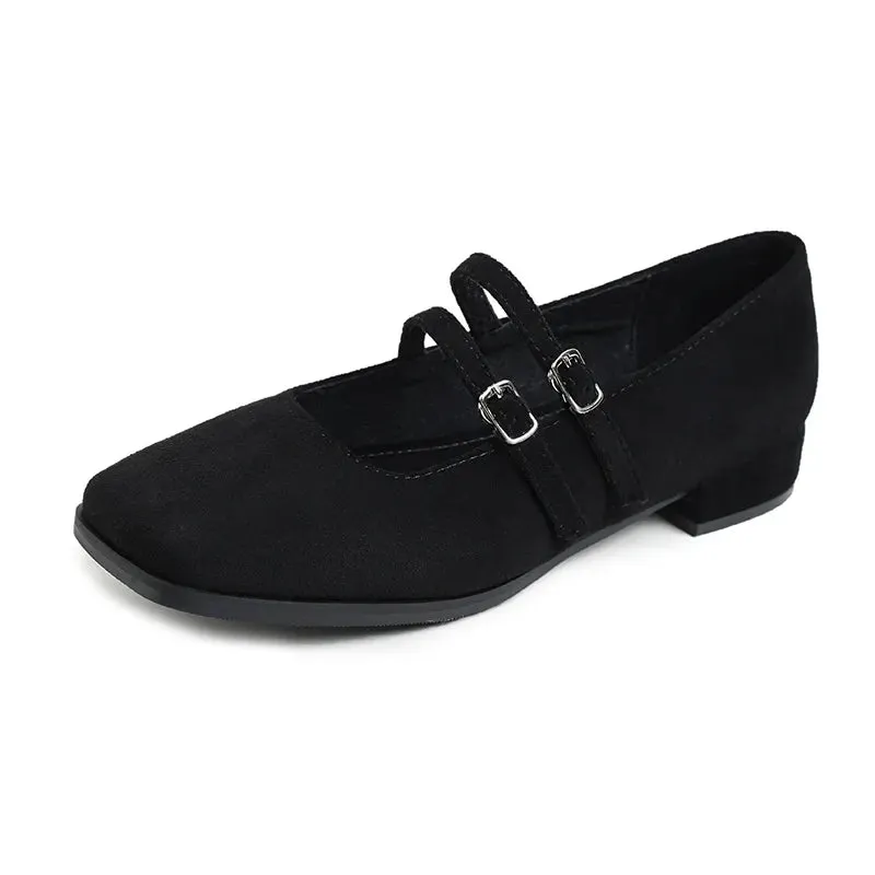 Square Toe Flats Loafers