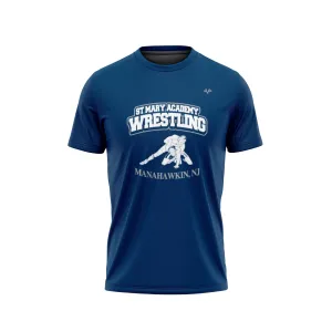 ST. MARY ACADEMY CREW NECK SHIRT (NAVY - SIMPLE)